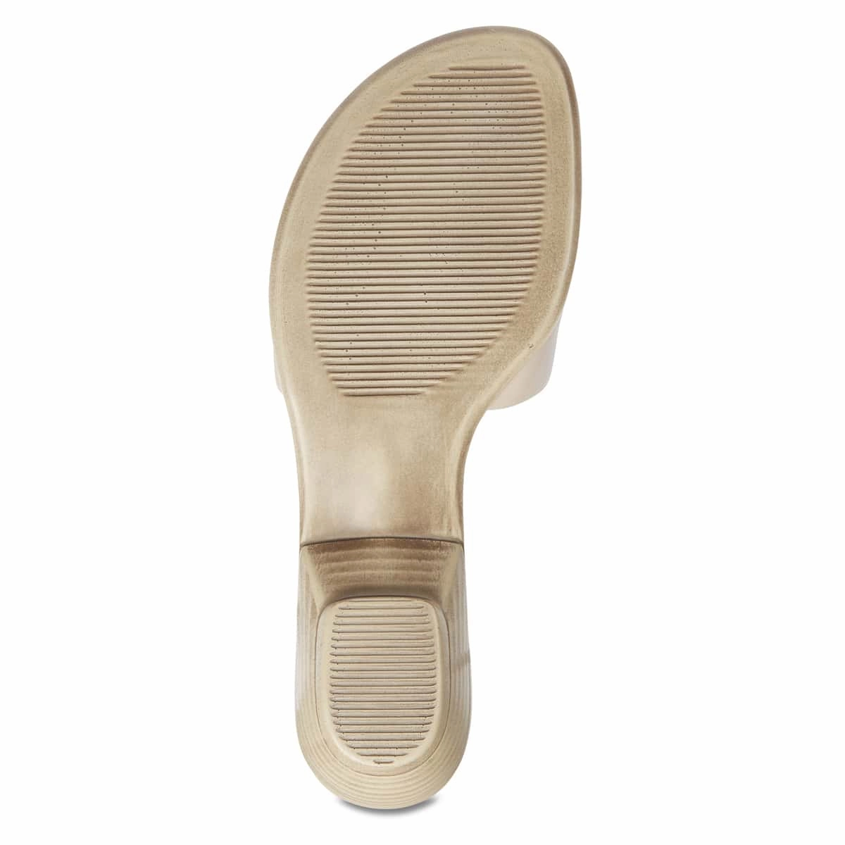 Saga Slide in Nude Leather