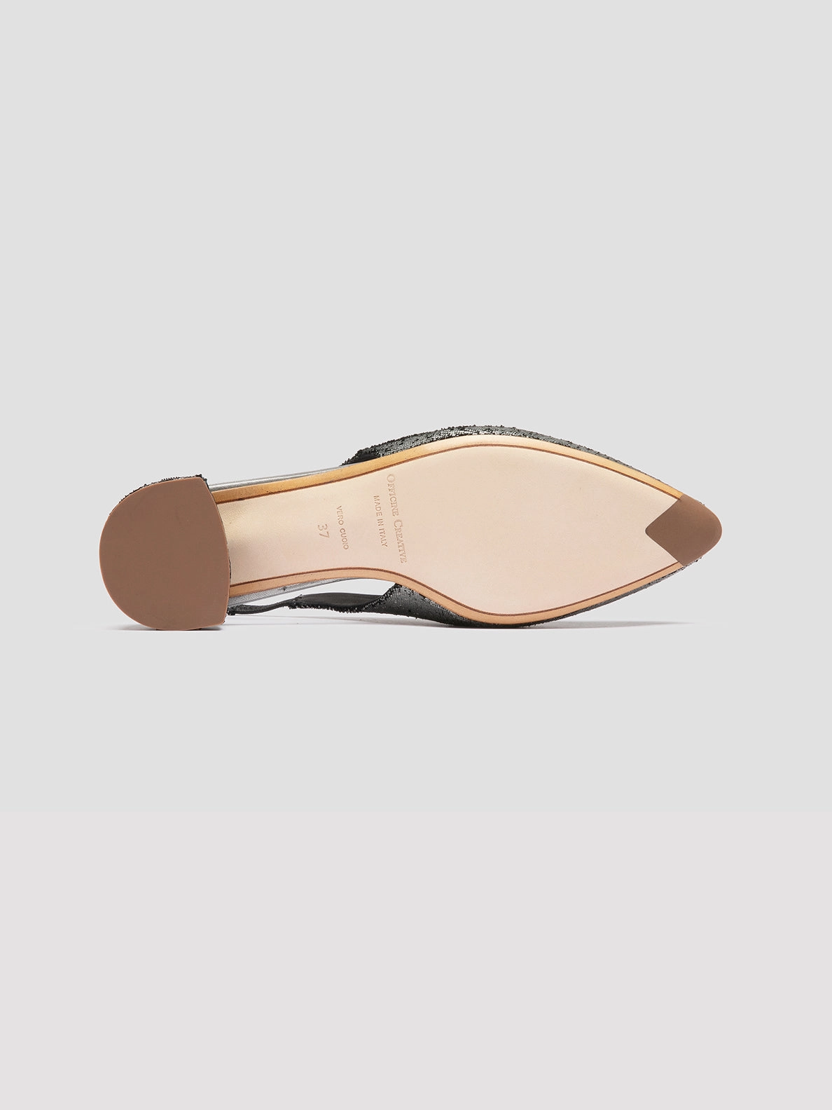 SAGE 113 - Silver Leather Slingback