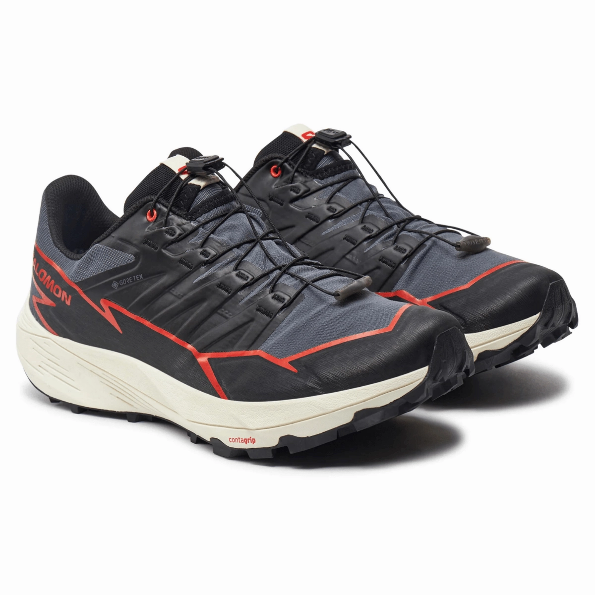 Salomon Men's Thundercross Gore-Tex Turbulence/Black/Cherry Tomato