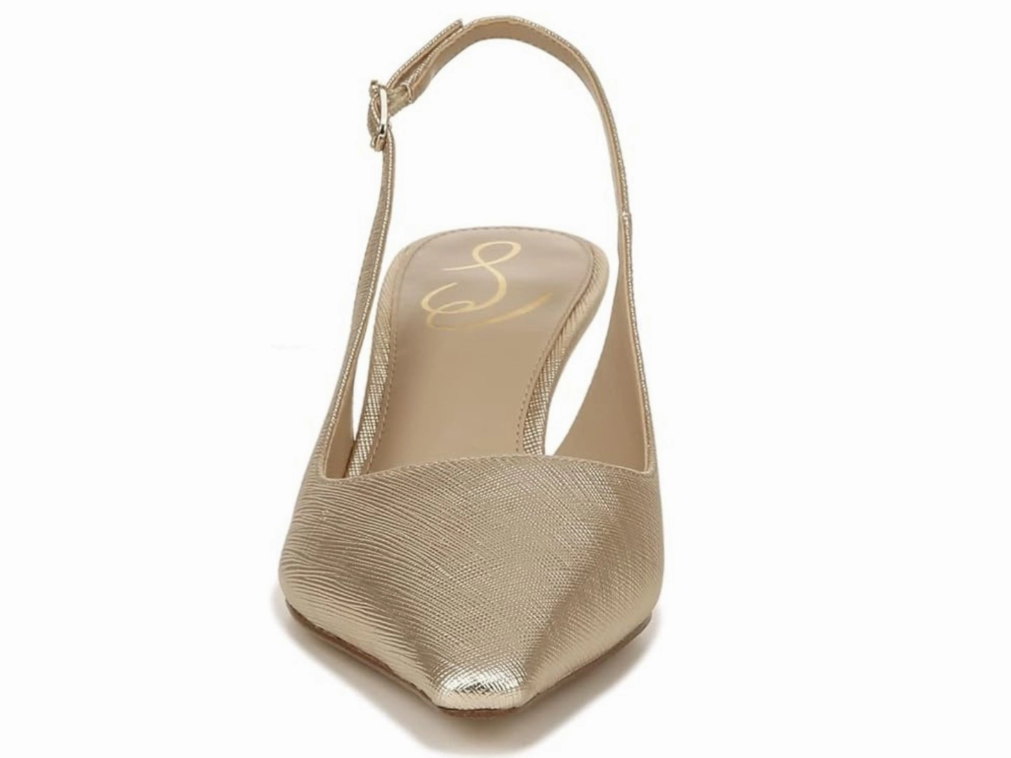 Sam Edelman: Bianka Sling in Gold Metallic