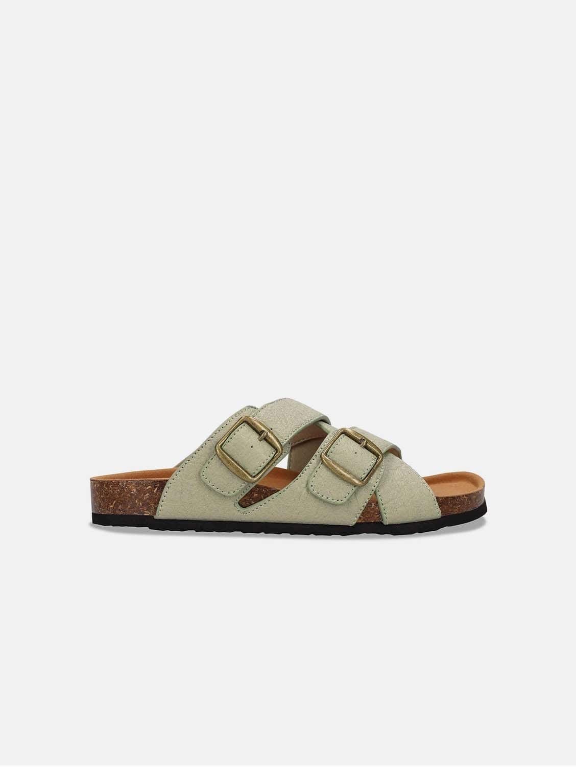 Samet Unisex Piatex Vegan Leather Sandals | Green
