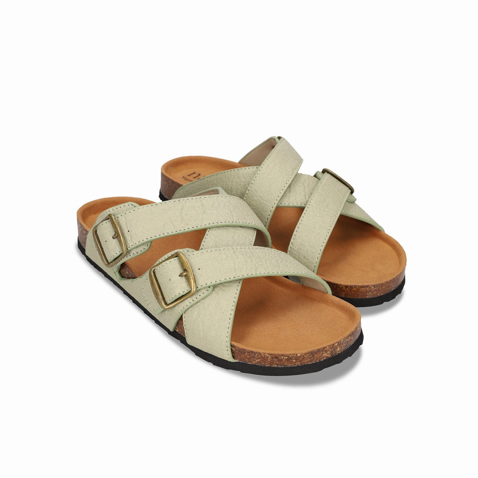 Samet Unisex Piatex Vegan Leather Sandals | Green