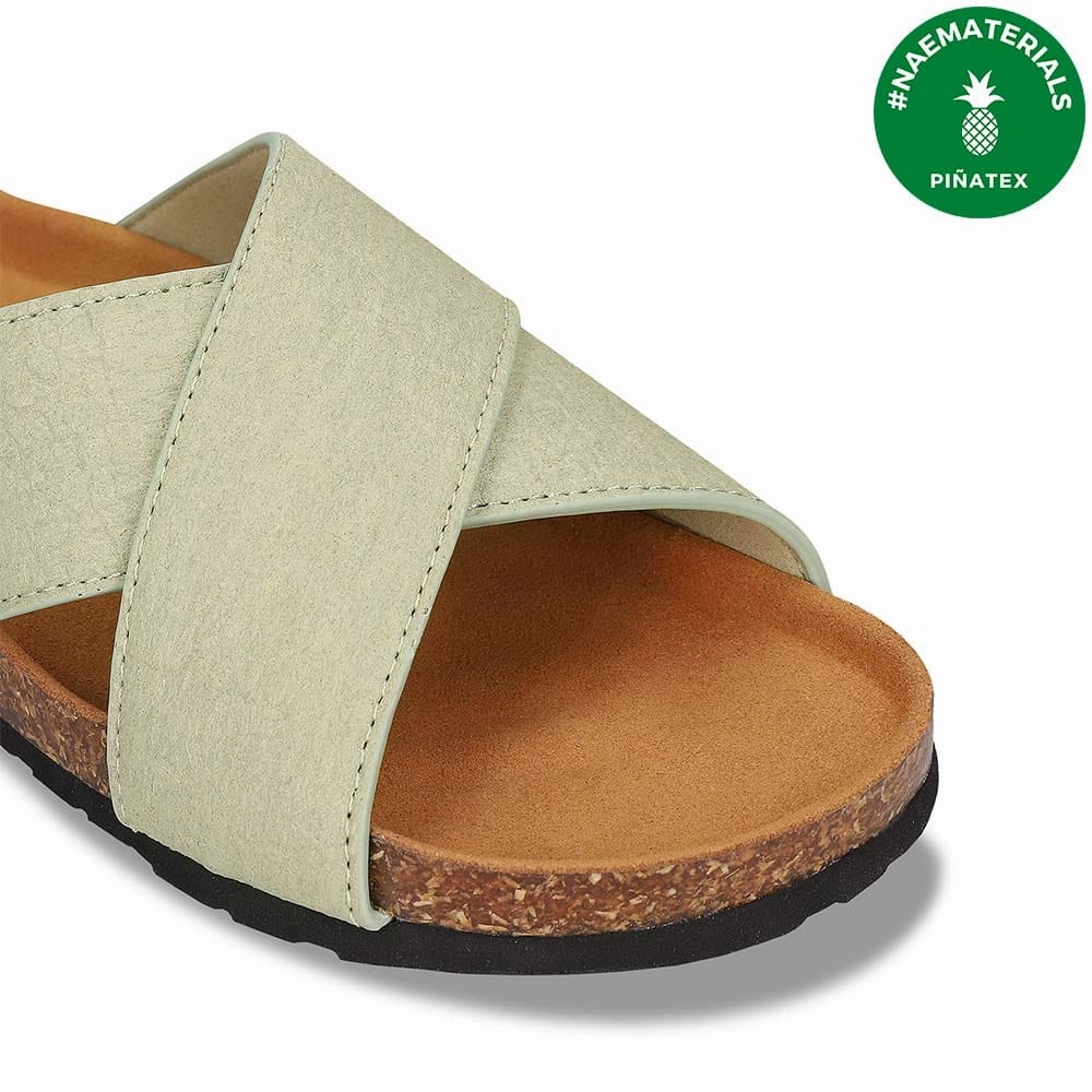 Samui Unisex Piatex Vegan Leather Sandals | Green