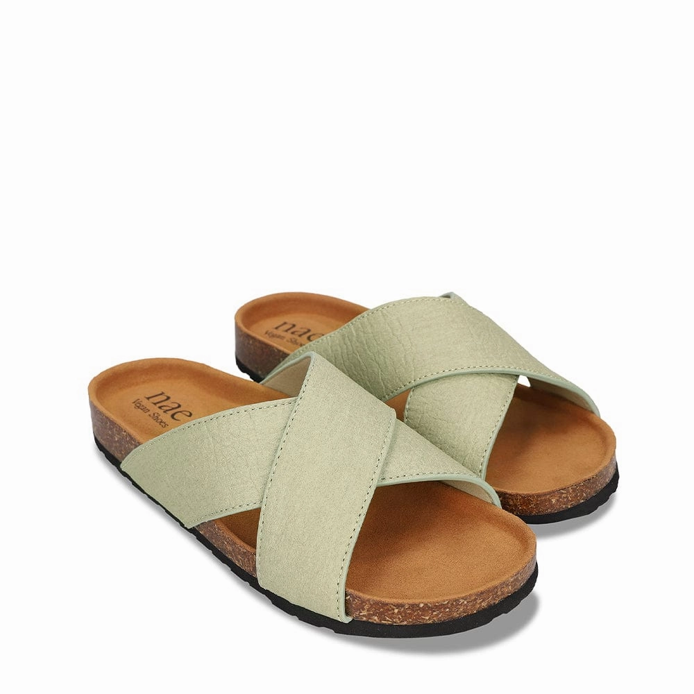 Samui Unisex Piatex Vegan Leather Sandals | Green