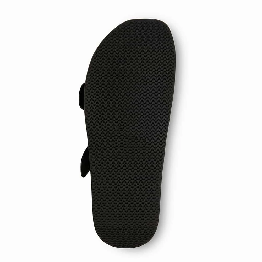 Sarina Slide in Black Pony Pony Hair