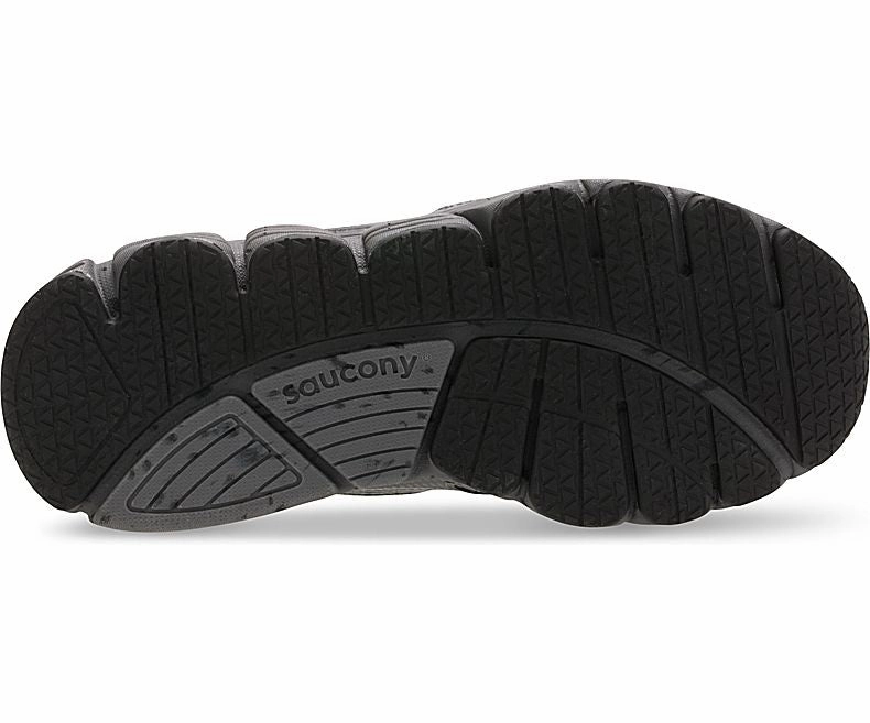 Saucony Black/Grey Kotaro 4 A/C Children's/Youth Sneaker