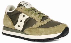 Saucony Jazz Original In Olive For Men
