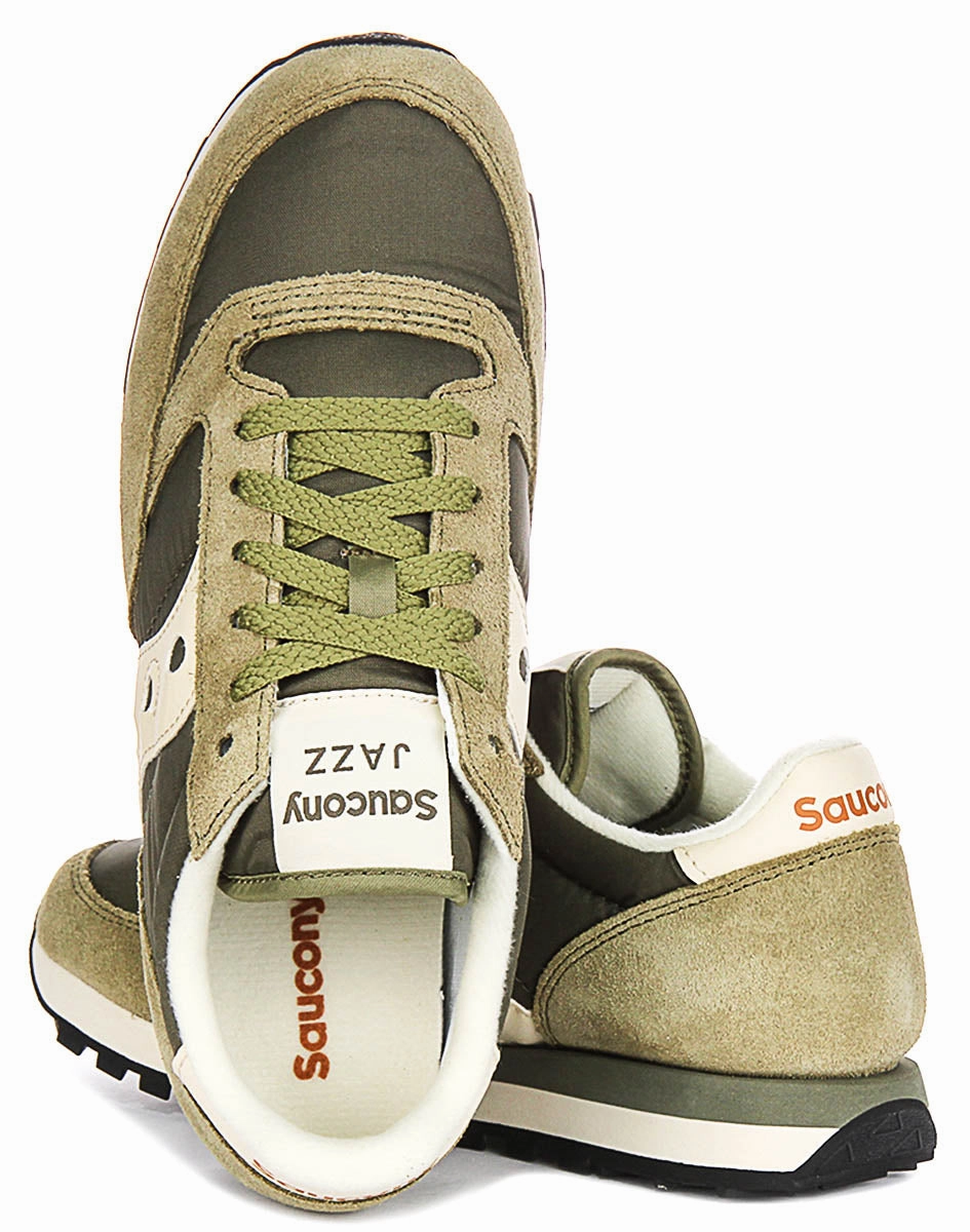 Saucony Jazz Original In Olive For Men
