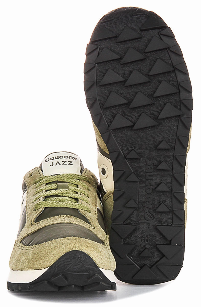 Saucony Jazz Original In Olive For Men
