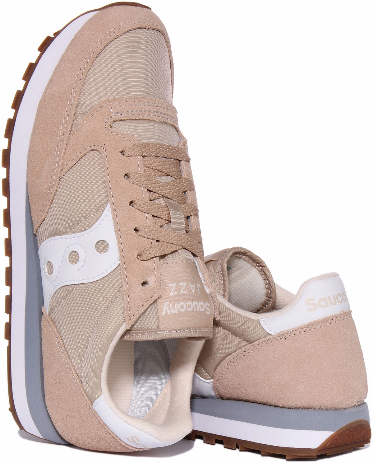 Saucony Jazz Original In White Beige For Men
