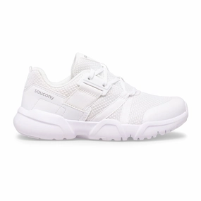 Saucony White Vertex Childrens/Youth Lace Sneaker