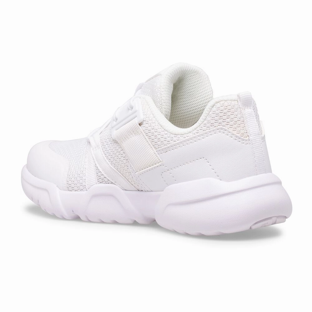 Saucony White Vertex Childrens/Youth Lace Sneaker