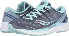 Saucony Women's Guide ISO 2 Sneaker (7 B(M) US, Slate/Aqua)
