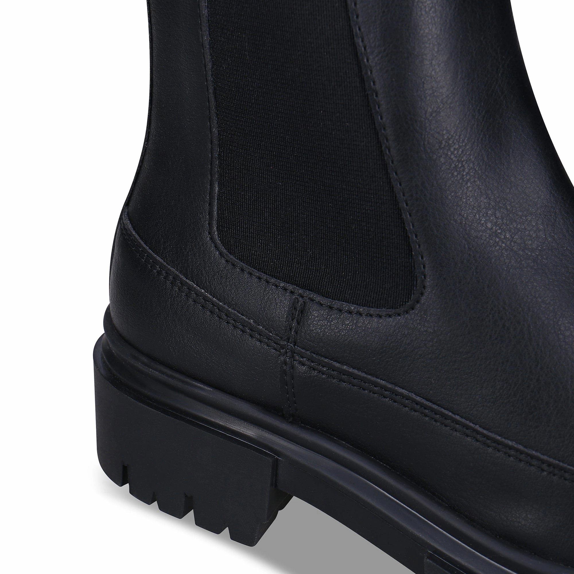 Selma Women's Vegan Leather Chelsea Boots | Black