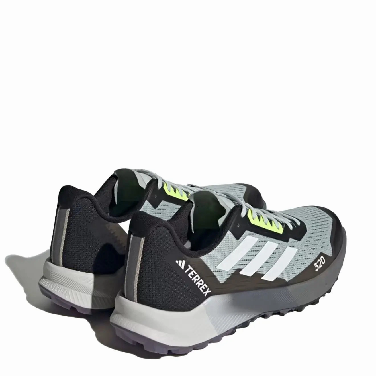Shoes Adidas Terrex Men Adidas Terrex Agravic Flow 2.0 Trail Running Shoes Wonder Silver / Crystal White / Lucid Lemon