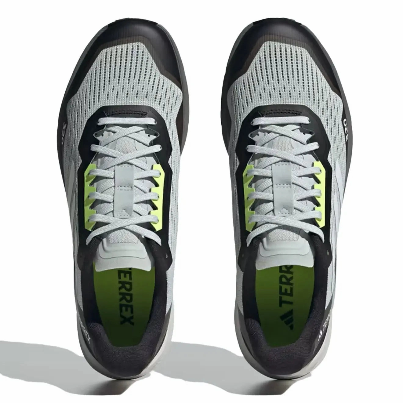 Shoes Adidas Terrex Men Adidas Terrex Agravic Flow 2.0 Trail Running Shoes Wonder Silver / Crystal White / Lucid Lemon