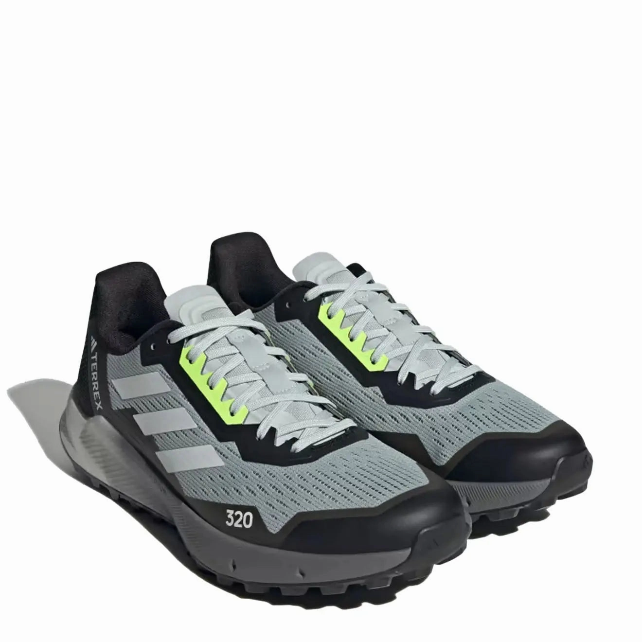 Shoes Adidas Terrex Men Adidas Terrex Agravic Flow 2.0 Trail Running Shoes Wonder Silver / Crystal White / Lucid Lemon