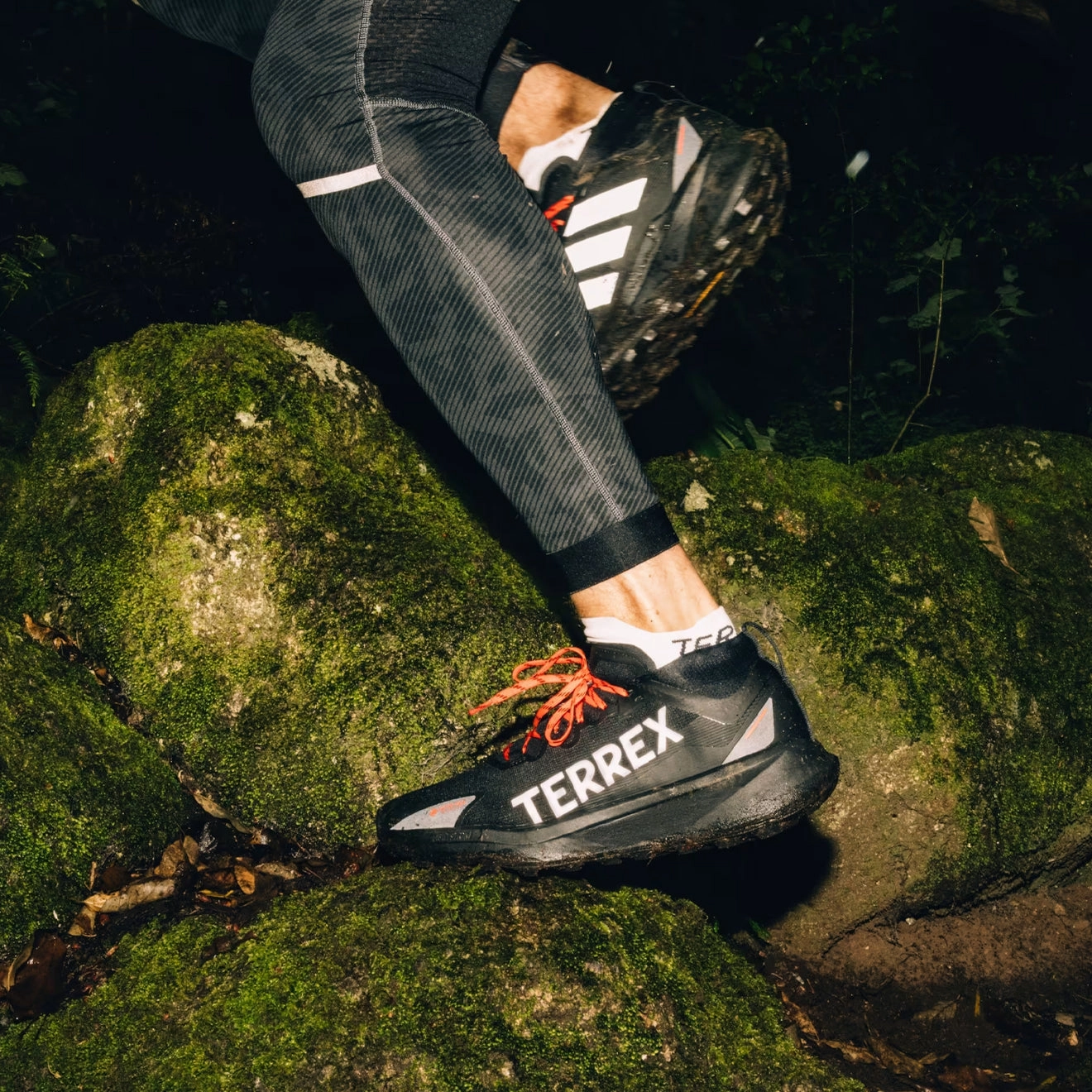 Shoes Adidas Terrex Men Adidas Terrex Agravic GTX Trail Running Shoe Core Black / Grey / Semi Impact Orange