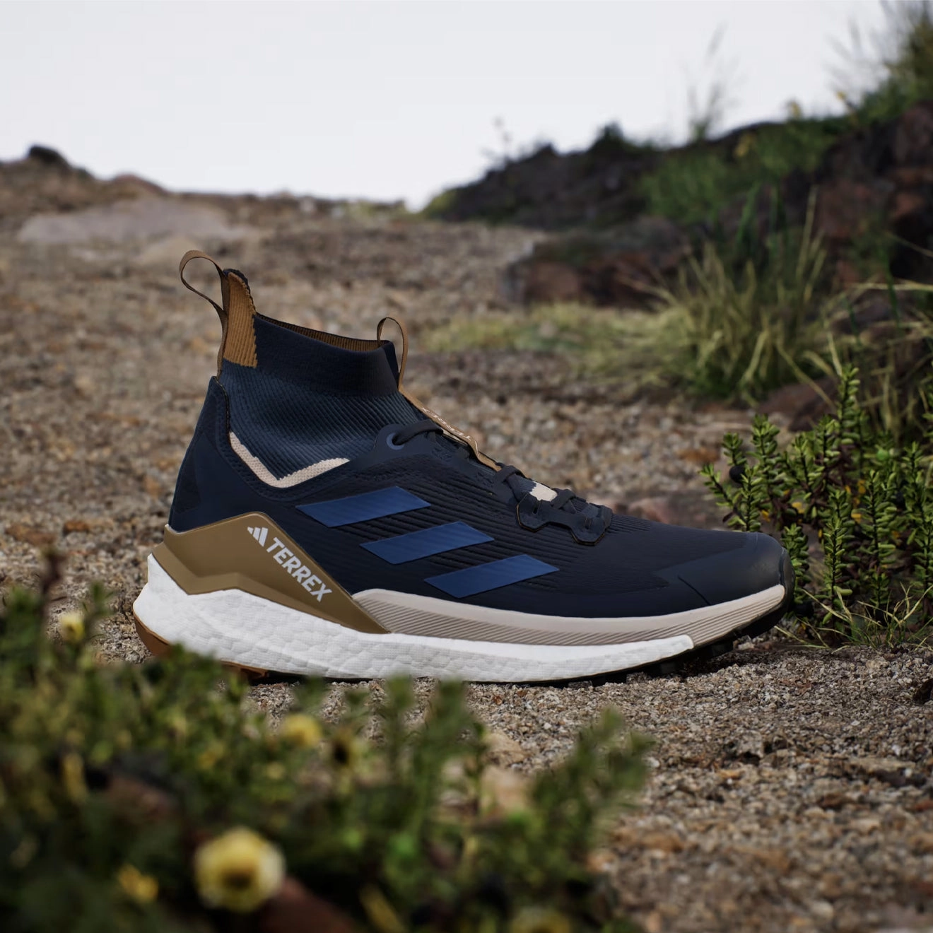 Shoes Adidas Terrex Men Adidas Terrex Free Hiker 2.0 Hiking Shoe Legend Ink / Wonder Steel
