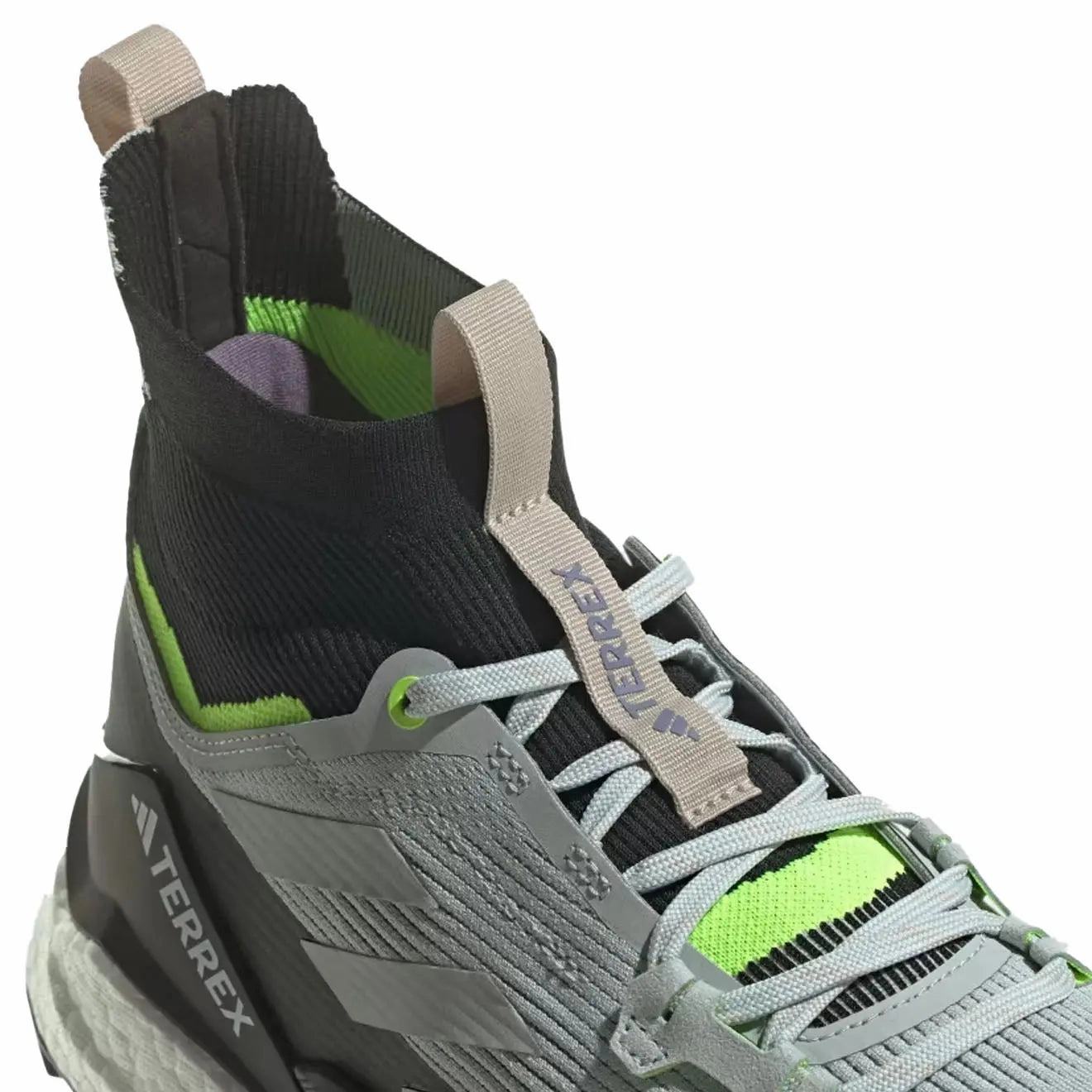 Shoes Adidas Terrex Men Adidas Terrex Free Hiker 2.0 Hiking Shoes Wonder Silver / Wonder Silver / Lucid Lemon