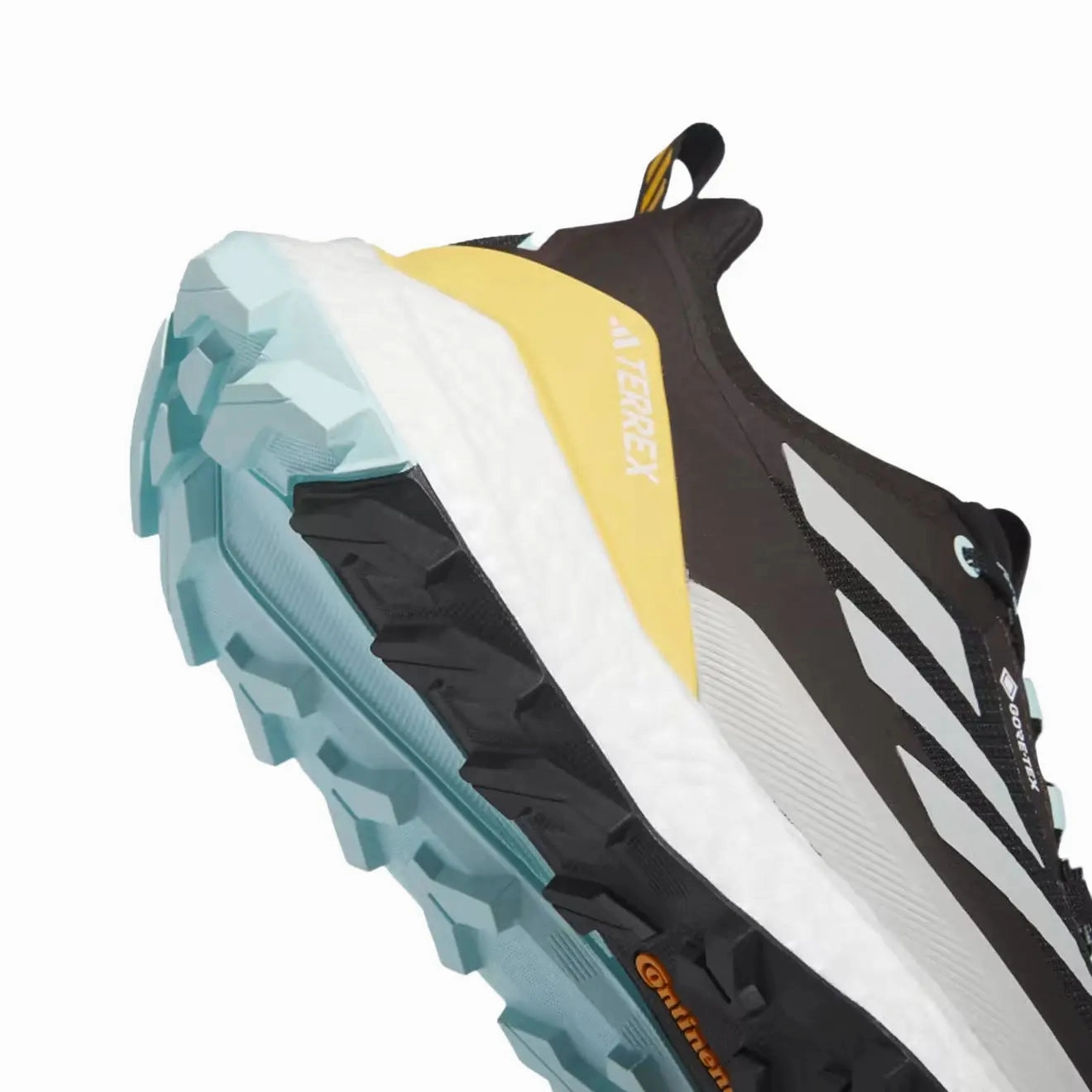 Shoes Adidas Terrex Men Adidas Terrex Free Hiker 2.0 Low Gore-Tex Hiking Shoes Core Black / Wonder Silver / Semi Flash Aqua
