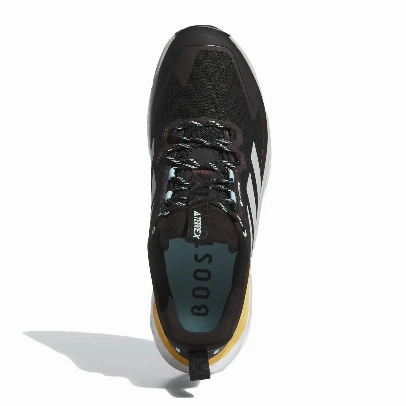 Shoes Adidas Terrex Men Adidas Terrex Free Hiker 2.0 Low Gore-Tex Hiking Shoes Core Black / Wonder Silver / Semi Flash Aqua