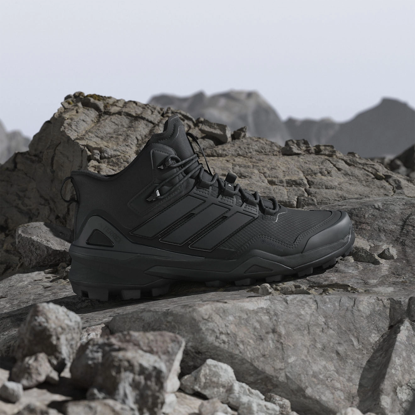 Shoes Adidas Terrex Men Adidas Terrex  Hiking boots Skychaser Mid Black