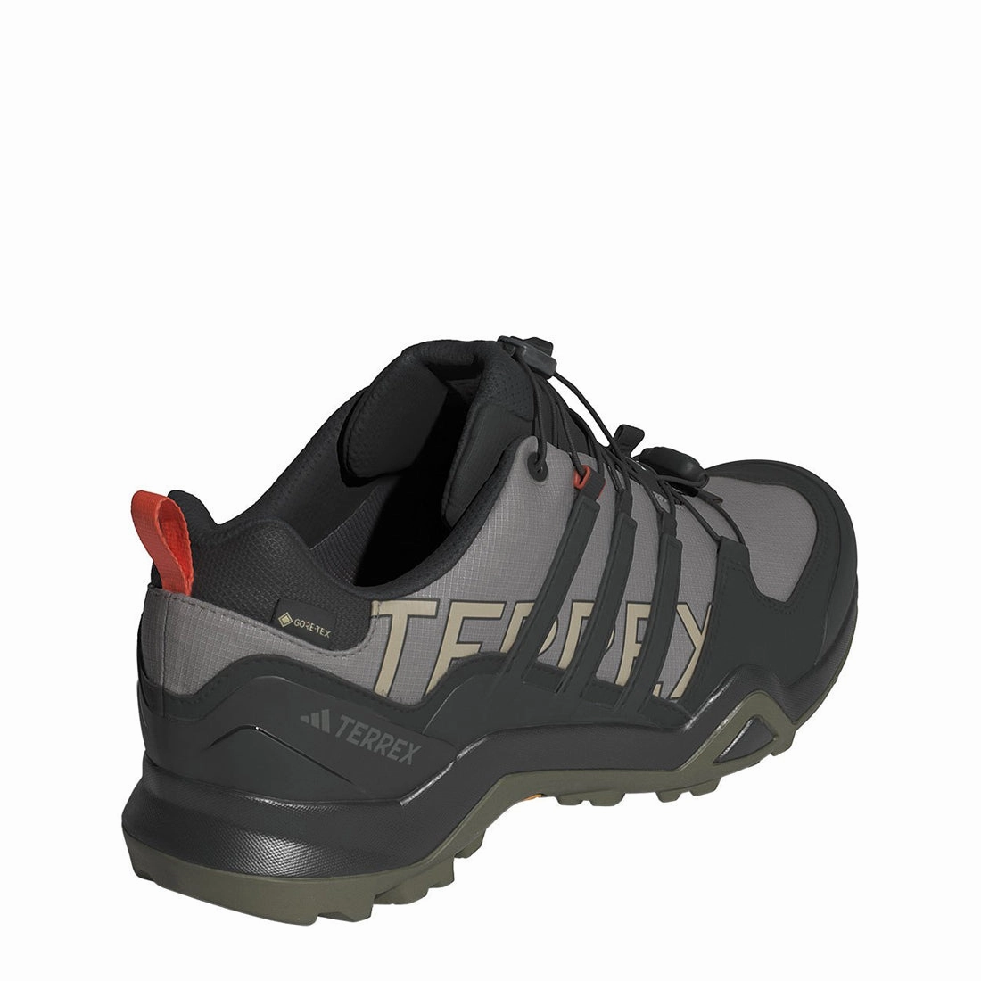 Shoes Adidas Terrex Men Adidas Terrex Swift R2 Gore-Tex Hiking Shoes Charcoal Grey / Core Black / Olive Stratus