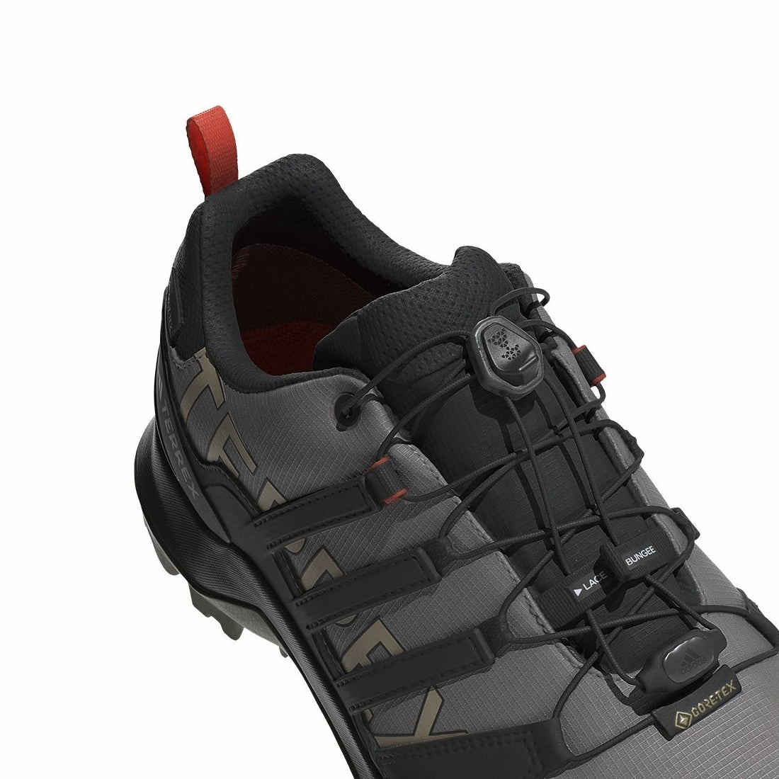 Shoes Adidas Terrex Men Adidas Terrex Swift R2 Gore-Tex Hiking Shoes Charcoal Grey / Core Black / Olive Stratus