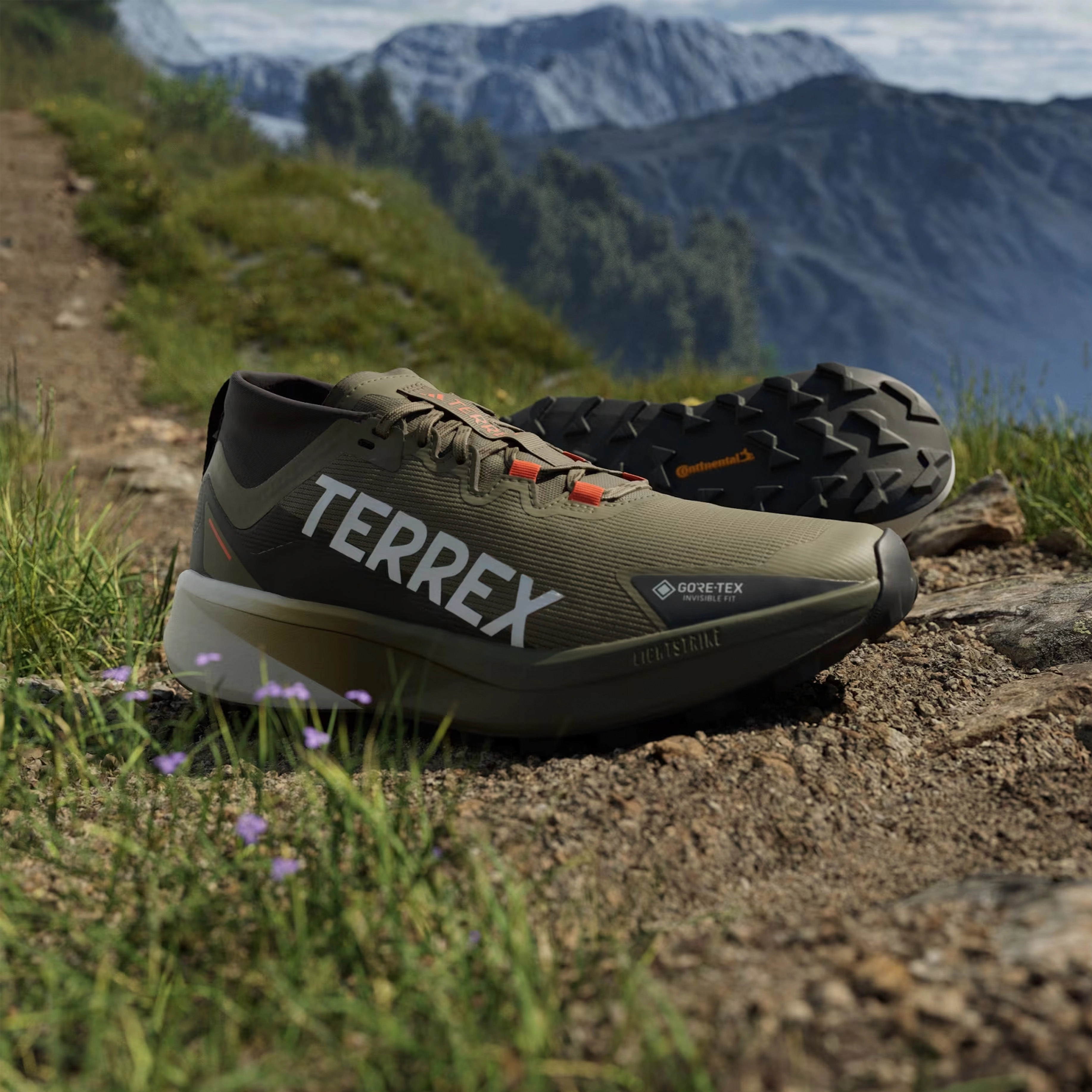 Shoes Adidas Terrex Men Adidas Terrex trail running shoes Agravic Black / Green