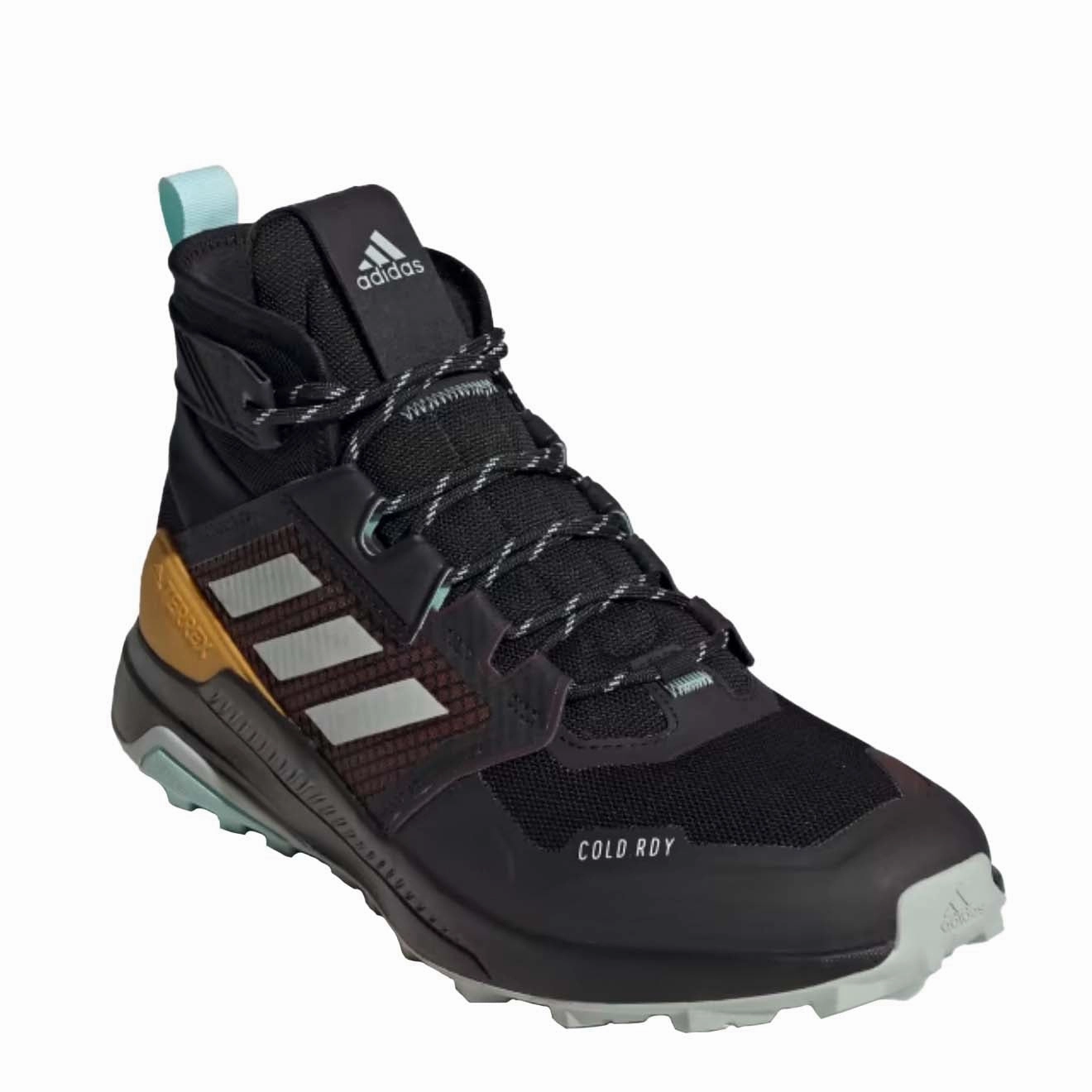 Shoes Adidas Terrex Men Adidas Terrex Trailmaker Mid Cold.Rdy Hiking Boots Shadow Brown / Wonder Silver / Semi Flash Aqua