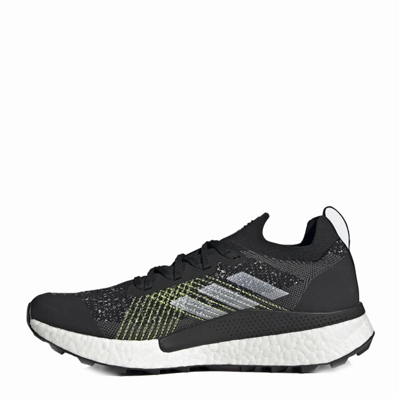 Shoes Adidas Terrex Men Adidas Terrex Two Ultra Trail Running Shoes Core Black / Cloud White / Solar Yellow