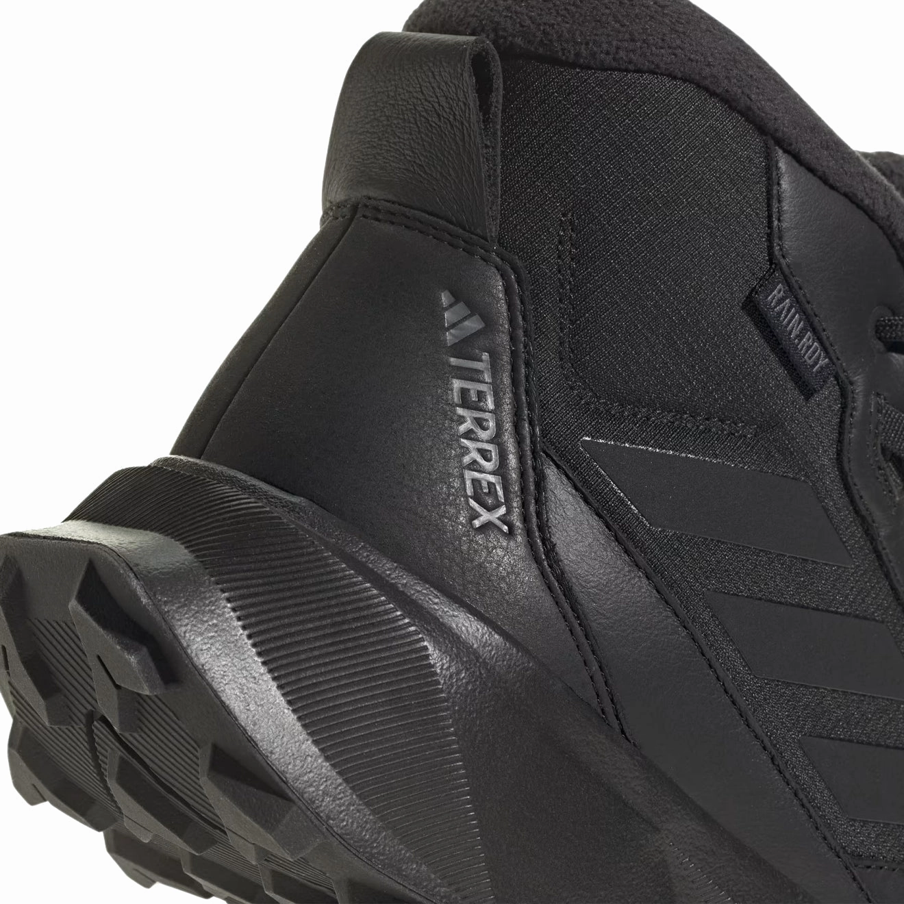 Shoes Adidas Terrex Men Adidas Terrex Winter Leather Mid Cut Boots Core Black / Core Black / Grey Four