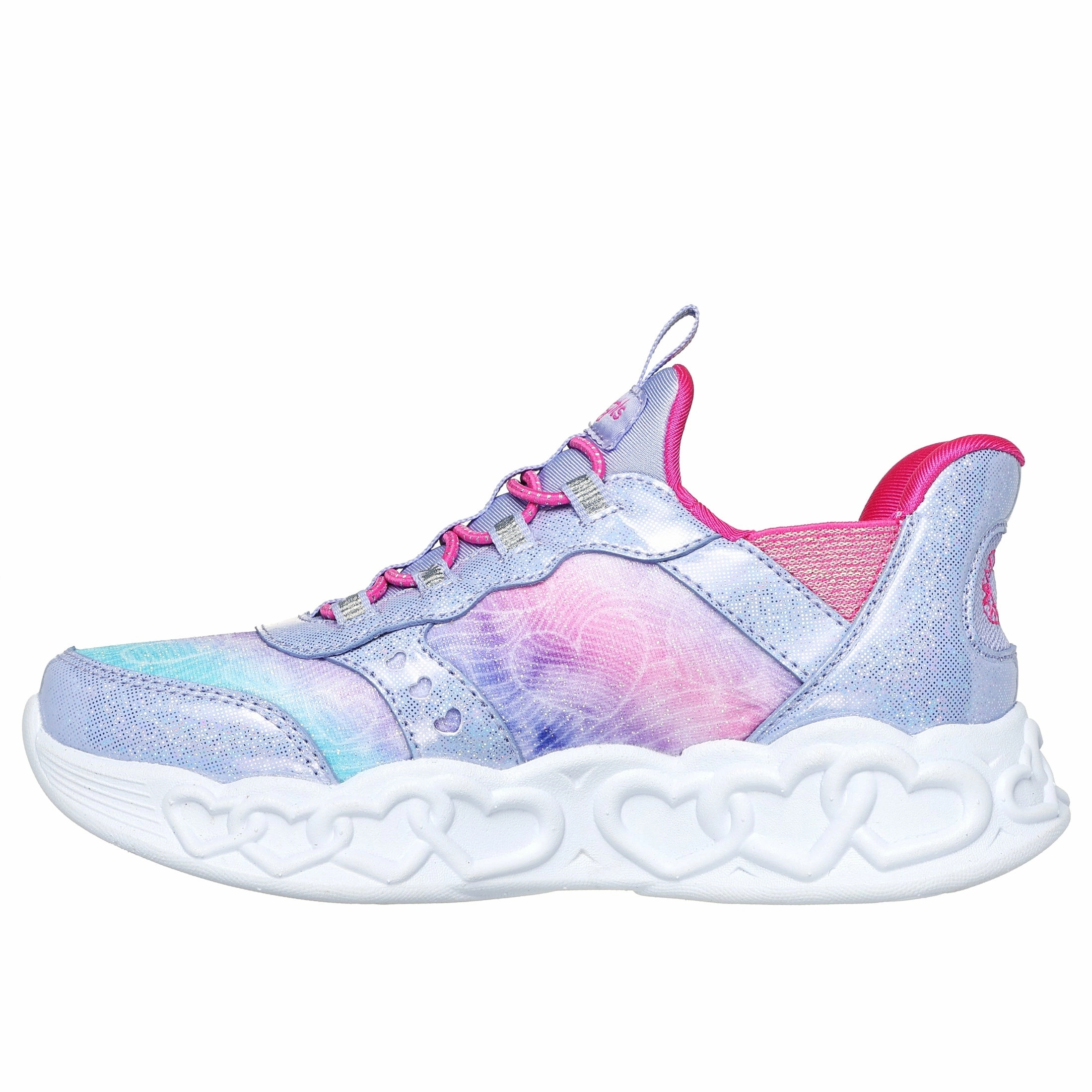 Skechers 303755L Infinite Heart Lights Eternal Shimmer Lavender / Multi