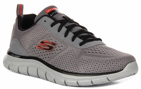 Skechers Track - Leshur In Charcoal For Men