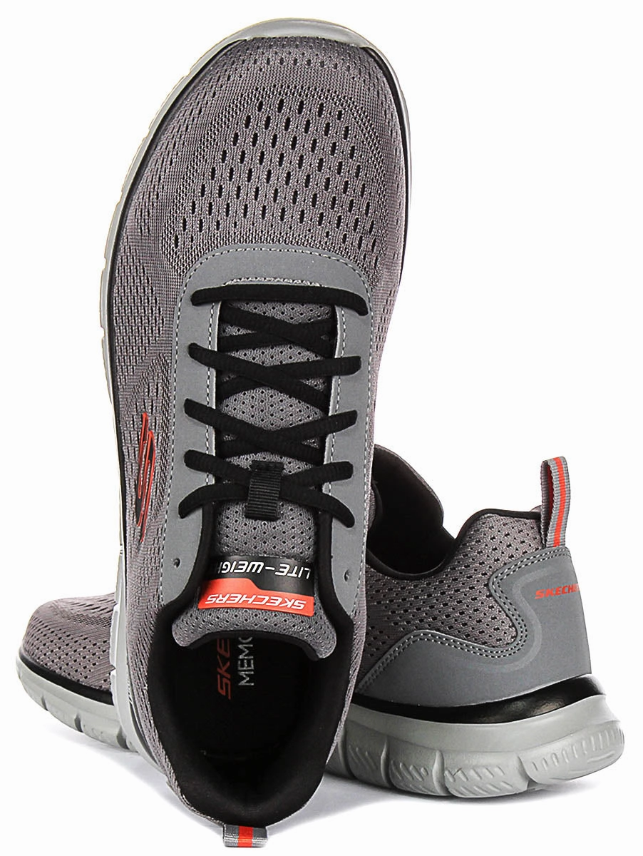 Skechers Track - Leshur In Charcoal For Men