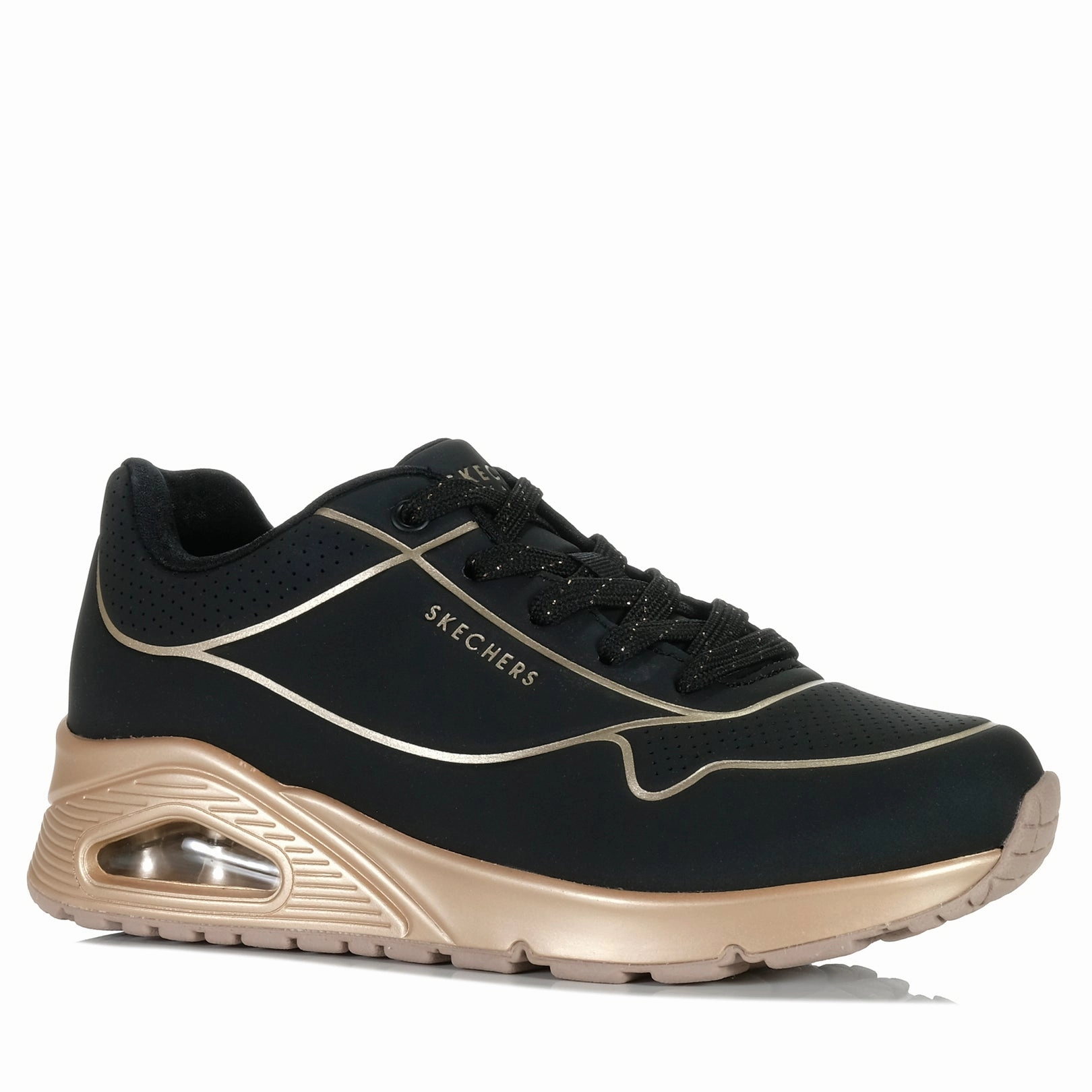 Skechers Uno - Cool Heels 177087 Black/Rose Gold