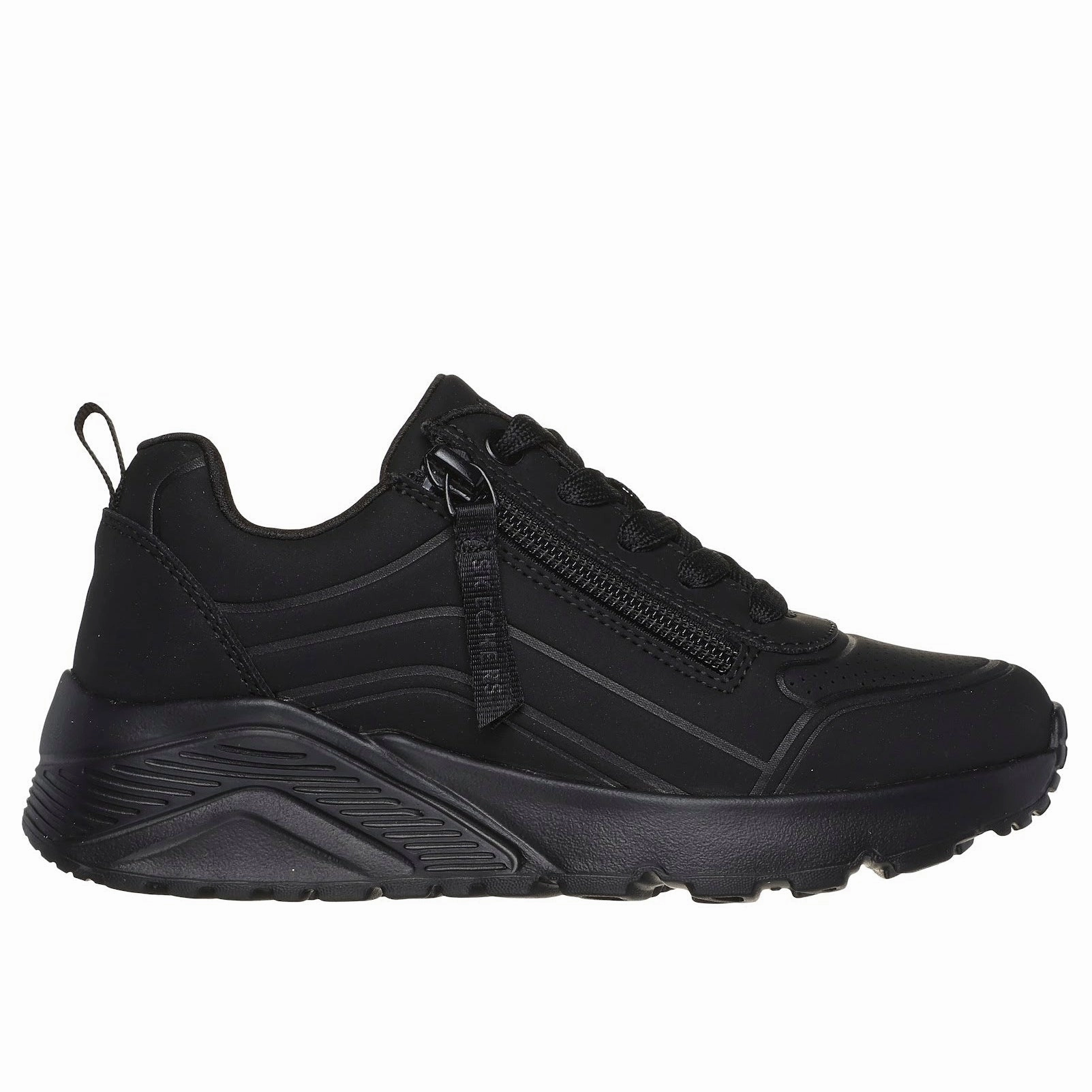 Skechers Uno Lite - Easy Zip - Black