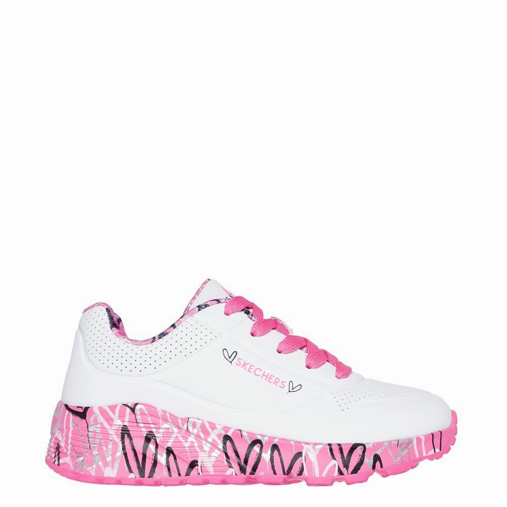 Skechers X Jgoldcrown: Uno Lite White
