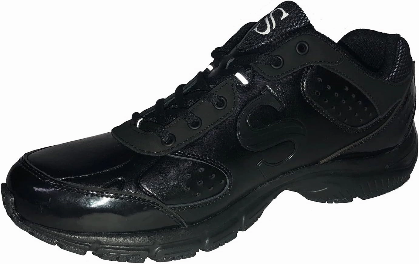 Smitty | BKS-SC1 | Black | Professional Official's Court Shoe | Basketball | Wrestling | Volleyball | Referee's Choice! (11.5)