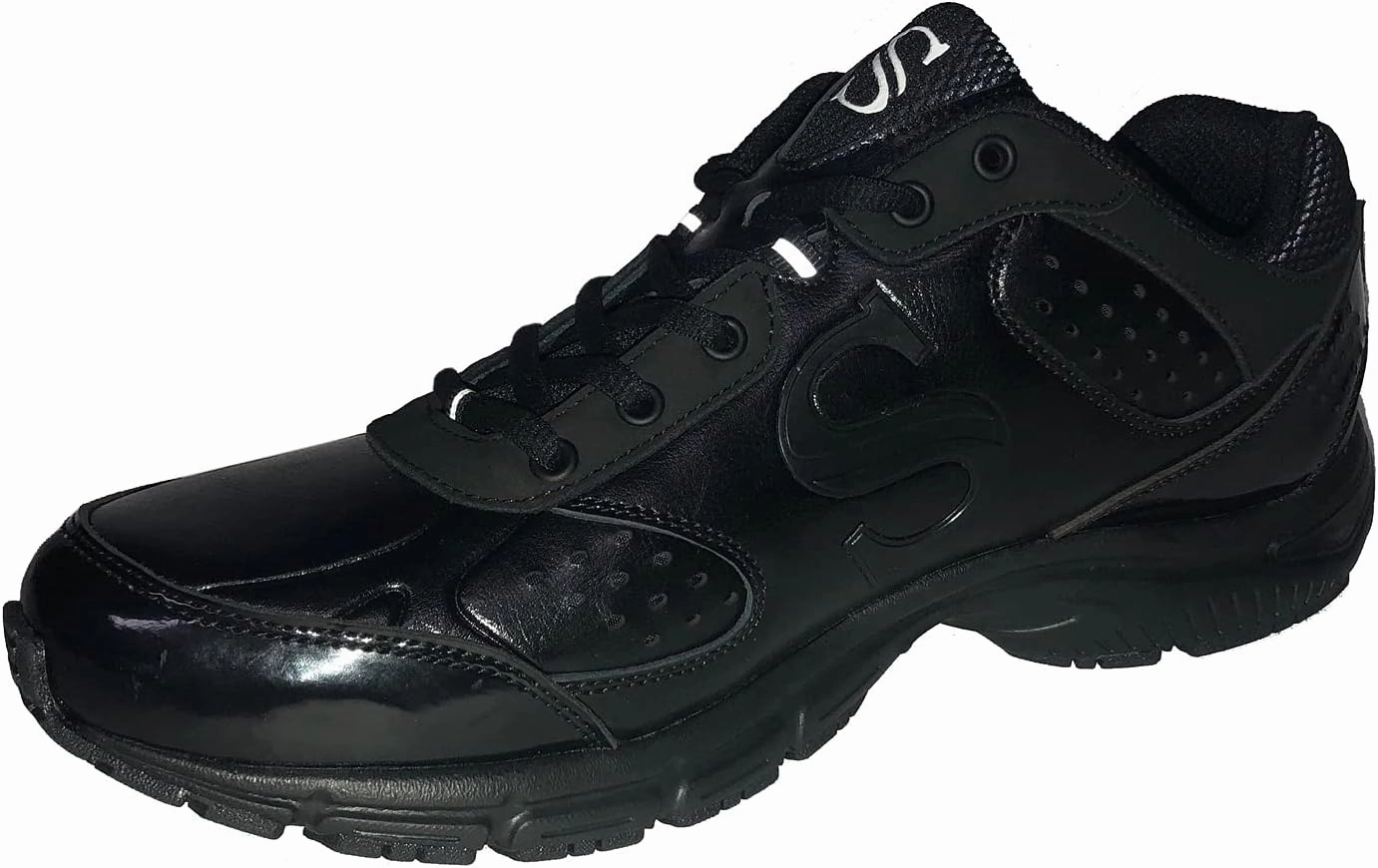 Smitty | BKS-SC1 | Black | Professional Official's Court Shoe | Basketball | Wrestling | Volleyball | Referee's Choice! (12)