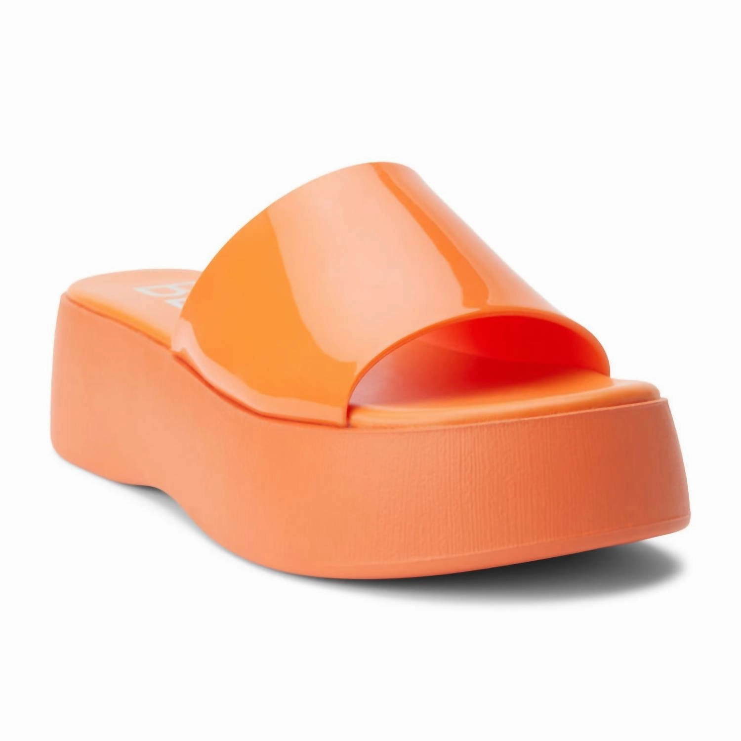 Solar Platform Sandal In Orange