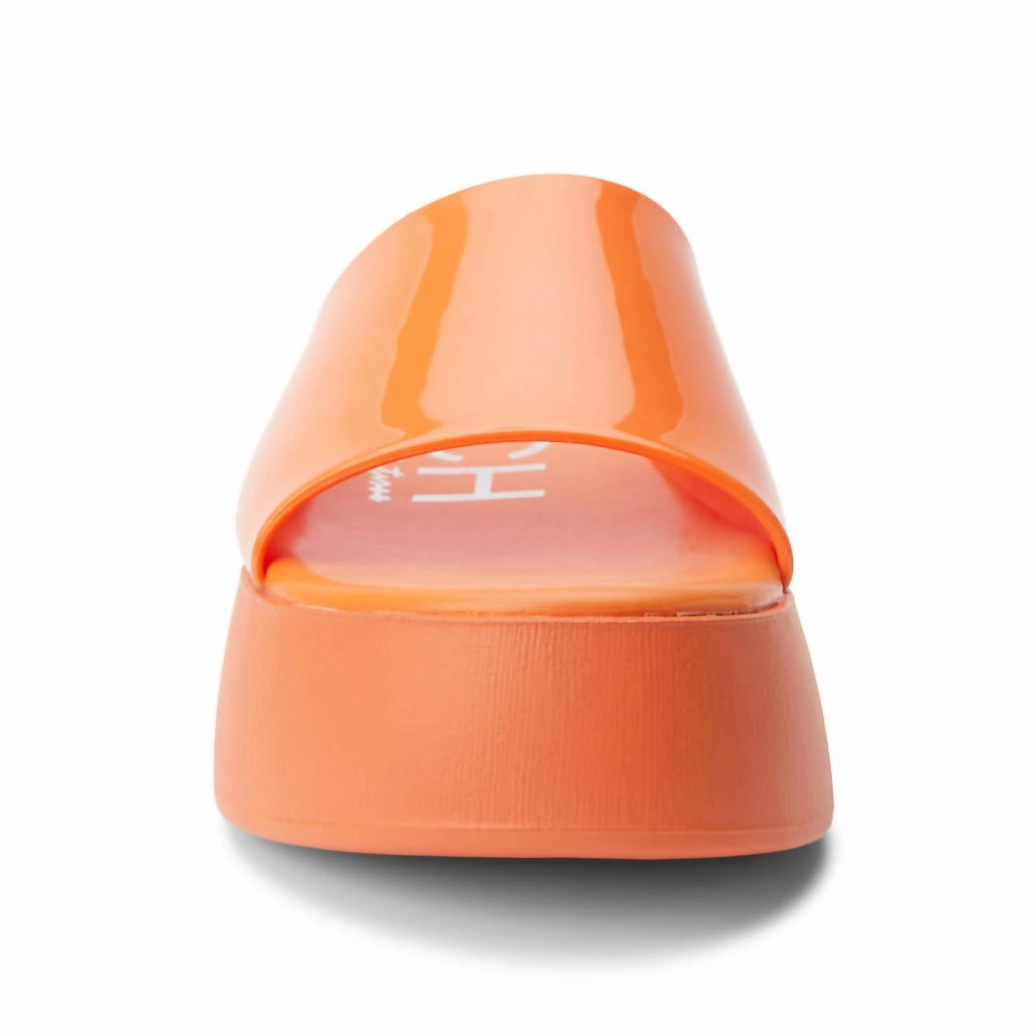 Solar Platform Sandal In Orange