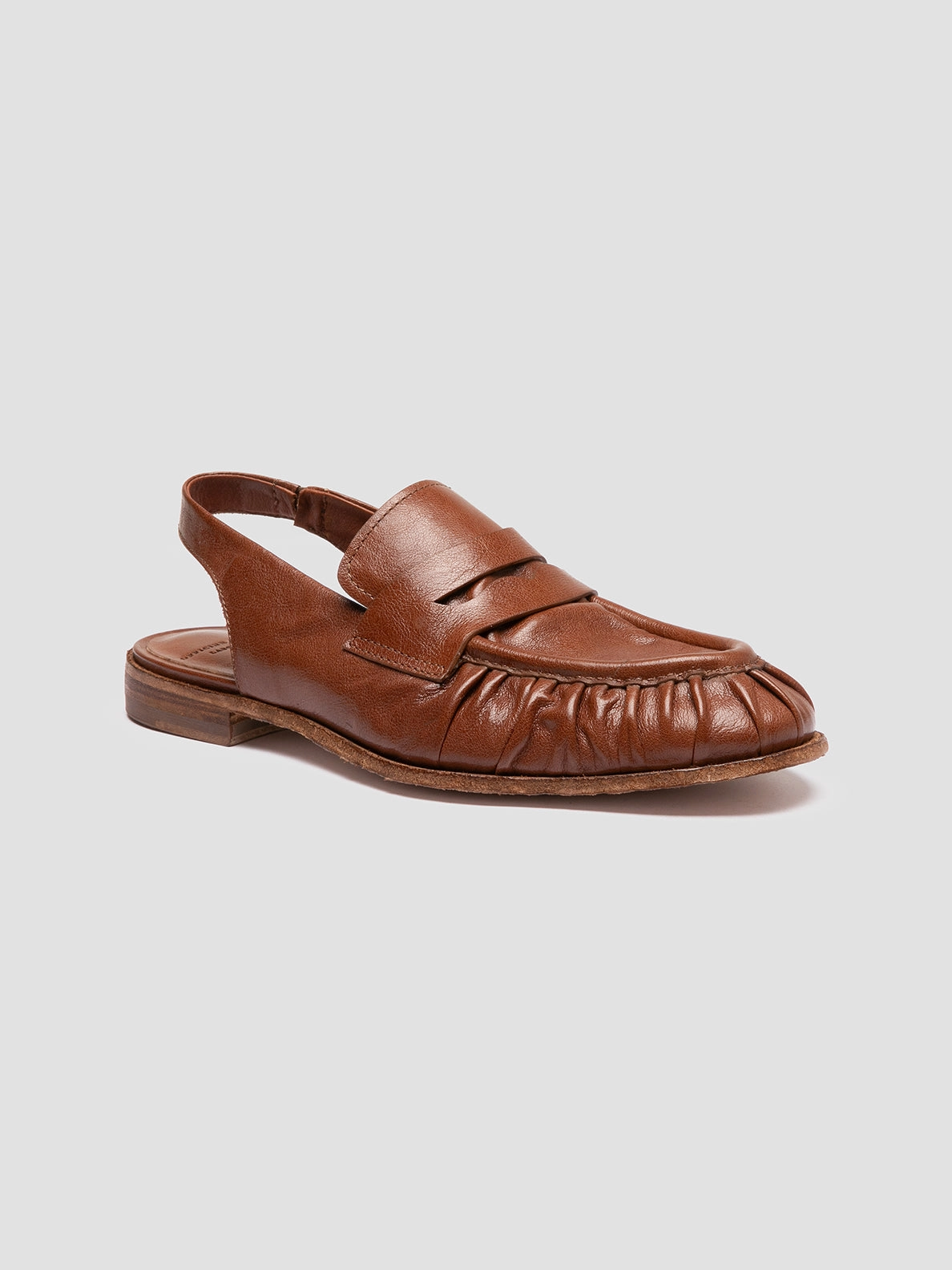 SOLITUDE 102 - Brown Leather Slingback