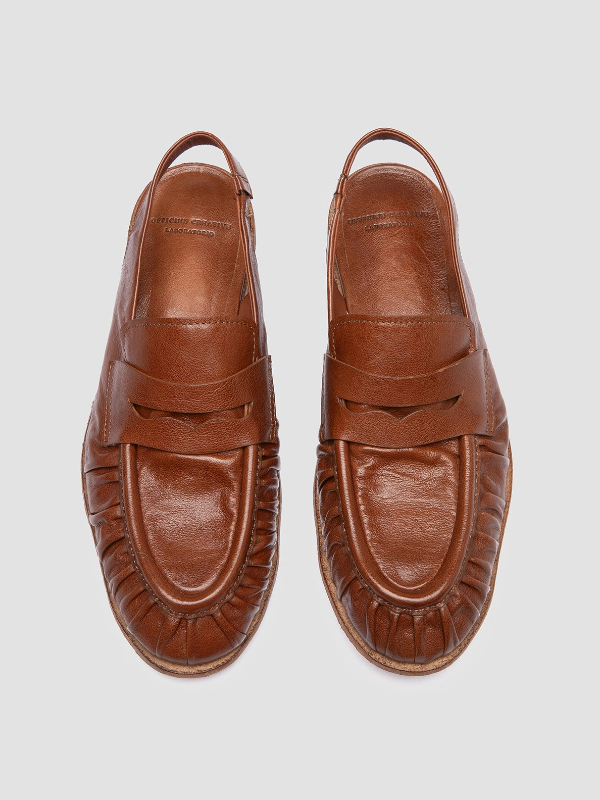 SOLITUDE 102 - Brown Leather Slingback