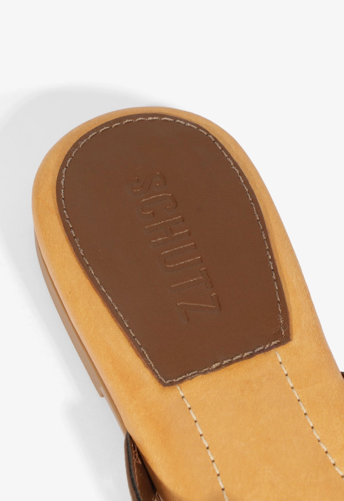 Sonia Brown Leather Flat Sandal