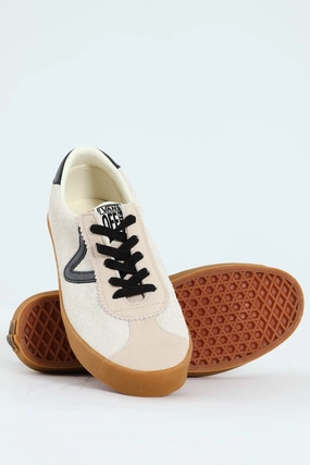 Sport Low Vulcanised Lace Up Sneaker - Off White