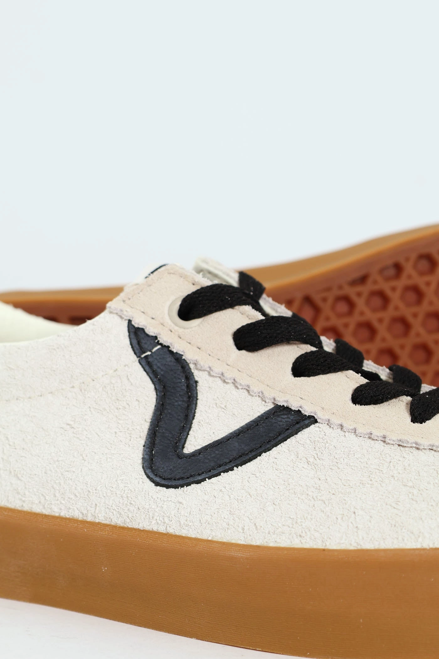 Sport Low Vulcanised Lace Up Sneaker - Off White