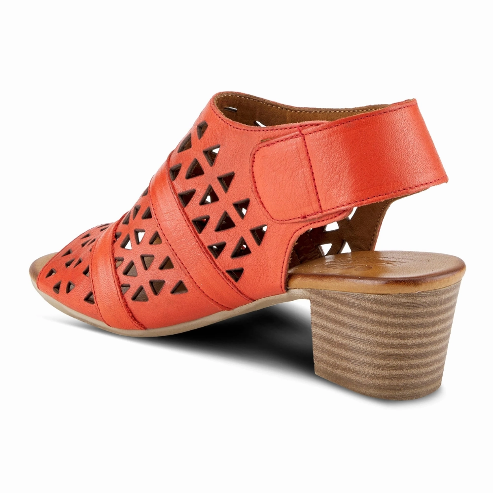 Spring Step Dorotha Red Leather Sandal (Women's)