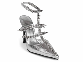 Step-On-It in Silver by Jeffrey Campbell
